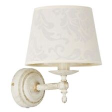 Weiß Shabby chic Klassisch Wandleuchte Leuchter 1x40W/E14 24x24 [cm]