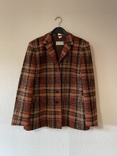 Basler Hochwertig Blazer Tweed Kariert oversize retro mit Wolle