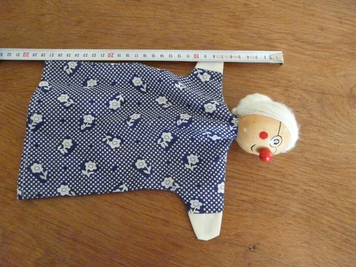 Handpuppe oma holzkopf - handpuppe,