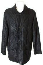 Tailor & Son Mantel Kurzmantel Ledermantel Jacke Leder Herren Gr. 106 Schwarz