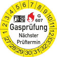 Gasprüfung  G607  Wohnwagen