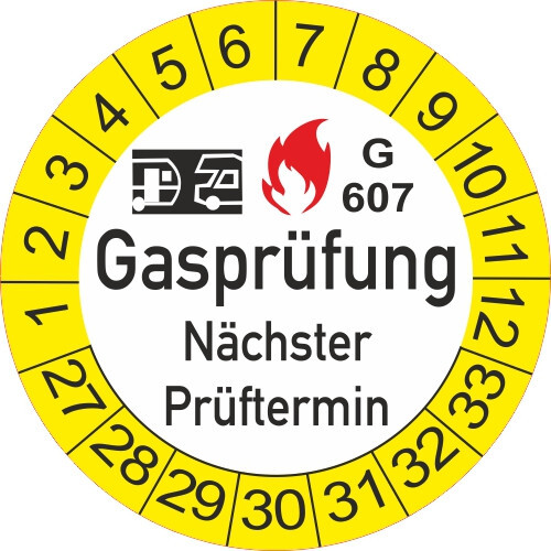 Gasprüfung g607 wohnwagen - ,