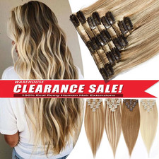 8 Tressen Clip In Remy