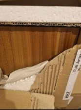 "Fun" Anbauwand Walnuss/Weiss hochglanz (Original verpackt)