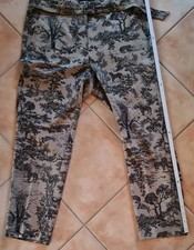 Cambio Hose  Selina  NEU/46 Damenhose dunkelsand / helloliv schwarz UVP 169,99€