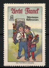 Reklamemarke Aecht Franck