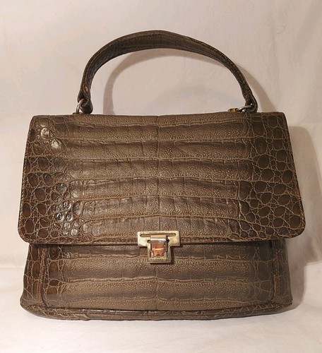 Handtasche vintage braun - braun, leder
