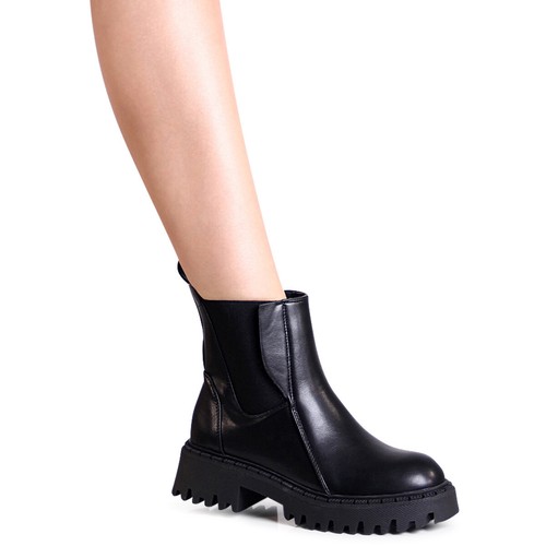Damen plateau stiefeletten - damen,