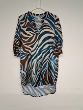 Damenbluse Animalprint In