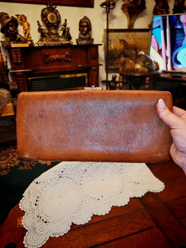 Antike ledertasche - antike,
