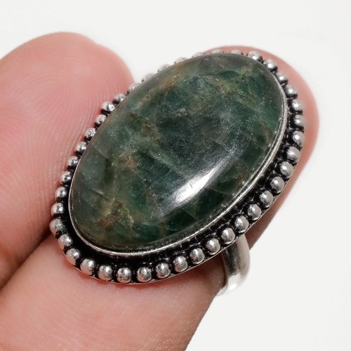 Apatit ovaler edelstein ring - ovaler,