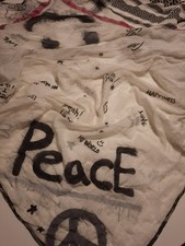 Plomo o Plata XXL Schal Tuch