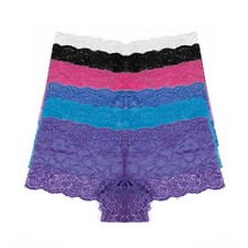 6er Pack Sexy Spitze Boyshorts