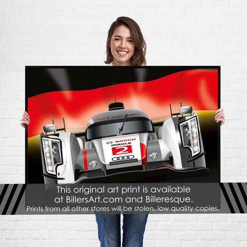 Audi r18 tron quattro poster - audi,