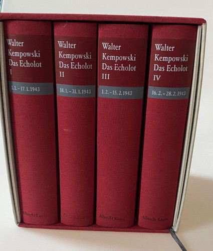 Walter kempowski das echolot - walter,