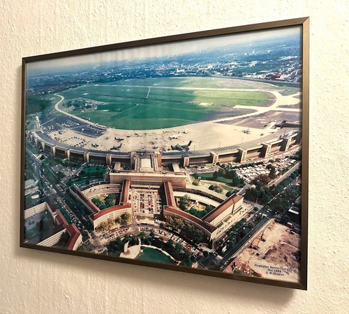 Luftbild poster flughafen - poster,