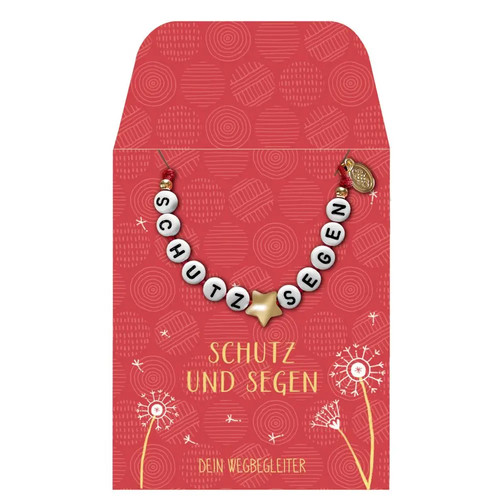 Wortperlen armband schutz - schutz, und
