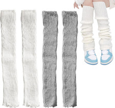 2 Paar Gestrickte Beinwärmer