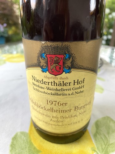 Rarität wein von 1976 deko - wein,