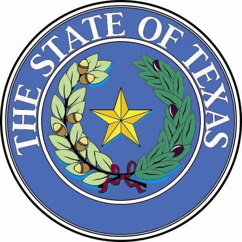 Aufkleber texas siegel flagge - siegel,