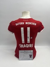 Bayern München Frauentrikot Xherdan Shaqiri signiert Adidas COA Autogramm 38-40