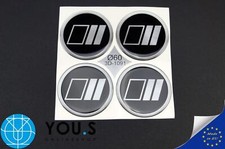 4 NABENKAPPEN SILIKON AUFKLEBER STICKER LOGO  60,0 mm  Emblem - NEU