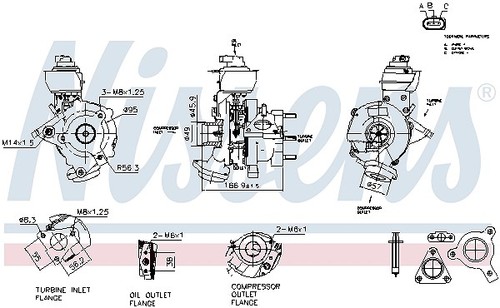 Nissens lader aufladung für - ,