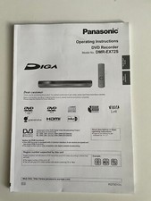 Panasonic DMR EX 72S  DVD