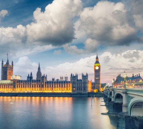 Wandbild westminster bridge - westminster,
