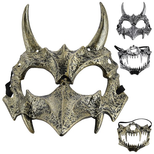 Halloween maske drache - 4x,