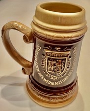 Keramik Krug Aufschrift