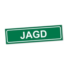Jagd Magnetschild Auto Jäger Jagdbedarf Jagen Förster Magnetfolie Geschenkidee