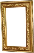 Leerrahmen Bilderrahmen-Holz-Barock-Sondermaße-alle Größen 933 Gold