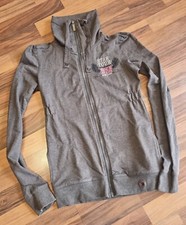 Sweatjacke dünn grau