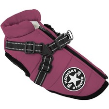 Hundejacke mit Geschirr für