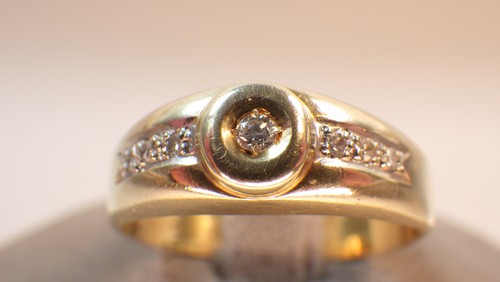 Schöner diamant ring 585 - diamant,