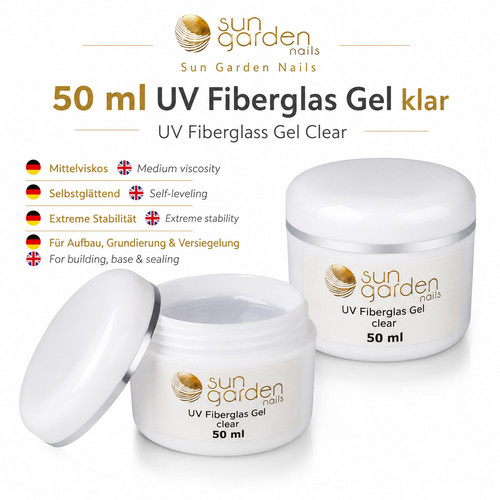 Fiberglas gel klar - klar, 50