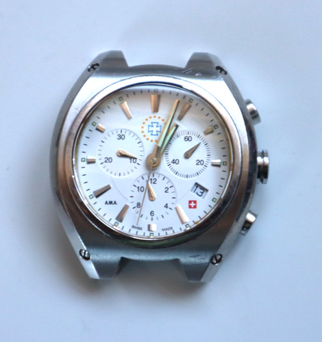 Swiss military chrono m - military, a.m.a