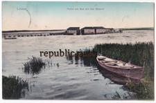 AK Postkarte Lötzen Partie  am See mit den Bädern Ostpreußen 1910 (R7)