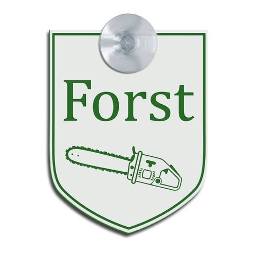 Forst graviertes schild - -,