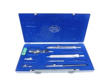 Original Lotter Zirkelkasten Zirkelbesteck guter Zustand alt 60er