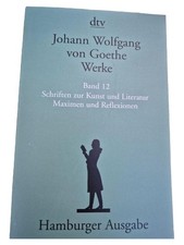 Goethe Werke Band 12 Hamburger