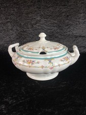 Große Suppenterrine Terrine Krautheim Selb Bavaria Florale Muster Prunkvoll 