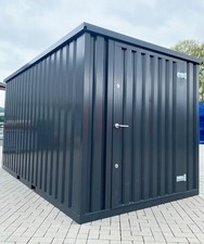 4m Blechcontainer Anthrazit