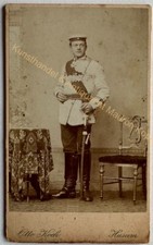 orig. CDV Foto Soldat Uniform