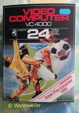 SELTENE!! Video Computer INTERTON VC 4000 Kassette "FUSSBALL"  NR. 24,  in OVP