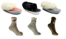 100% Lammfell Hausschuhe