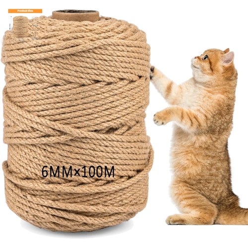 Kratzen seil sisal 6mm 100m - seil,