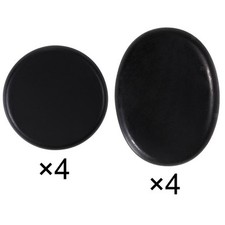 4 Pcs Hot Massage Stein Set Basalt Heißer Felsen Steine für Spa Massage