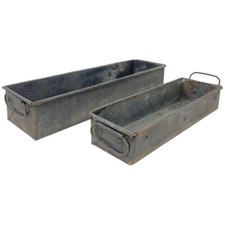 2er Set Metallkasten mit